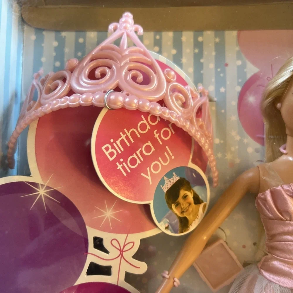 Mattel 2006 Happy Birthday Barbie Doll & Tiara